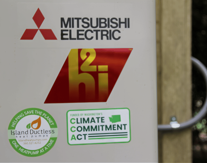Mitsubishi electric sticker
